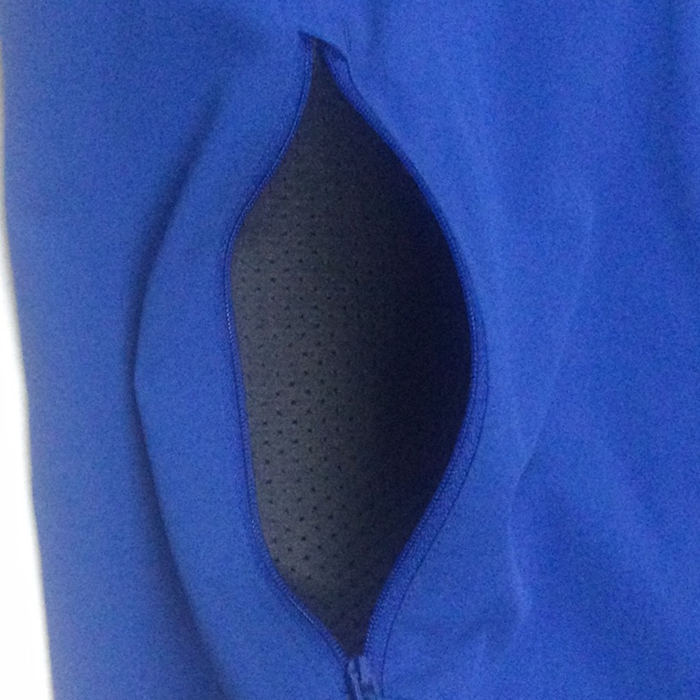 Men’s EUC MOUNTAIN HARDWEAR XL Blue Soft Shell Full Zip Jacket With Chest Pocket - Picture 13 of 16